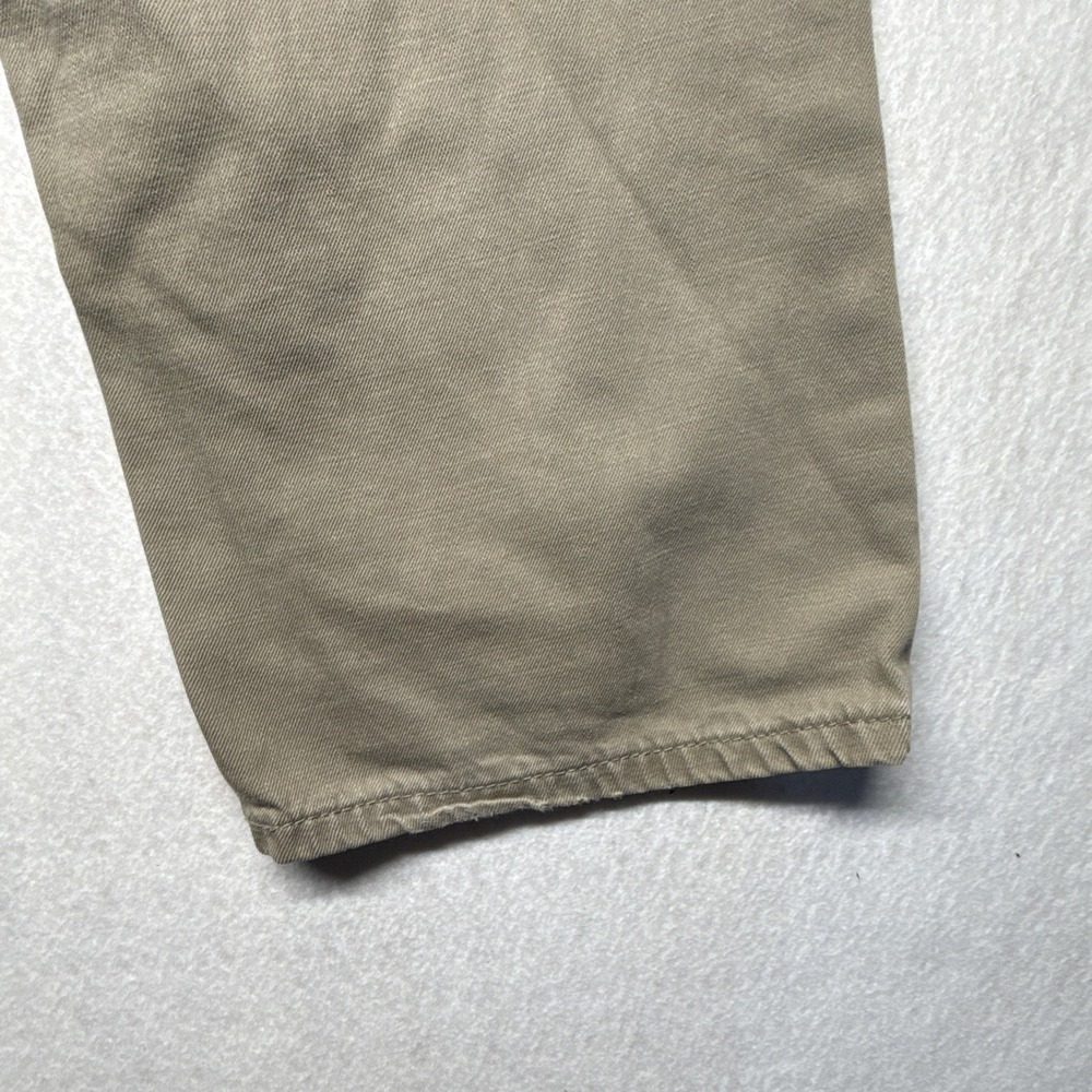 Levi's 505 Mens Pants Khaki Chino Straight Fit Cotton Casual Brown Levis W38X32 - Picture 13 of 15